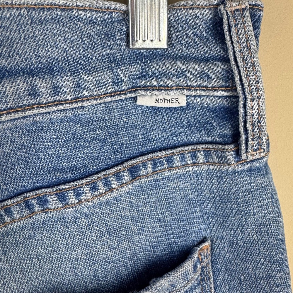 MOTHER Denim The Scrapper Ankle Jean in Camera Obscura Size 32 NEW - Picture 6 of 7